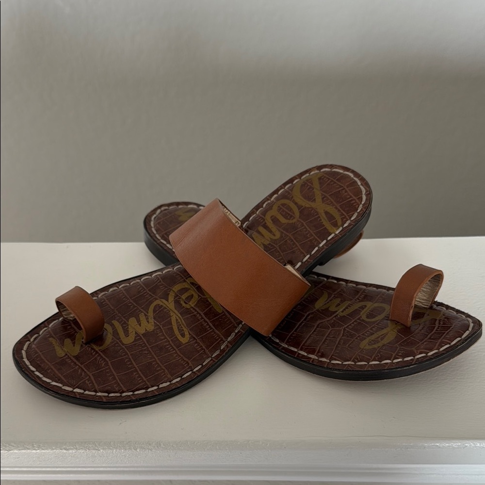 Sam Edelman Brown Leather Sandals